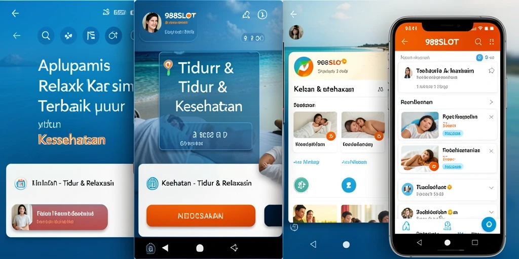 Tampilan antarmuka 988SLOT yang menenangkan untuk tidur dan relaksasi.