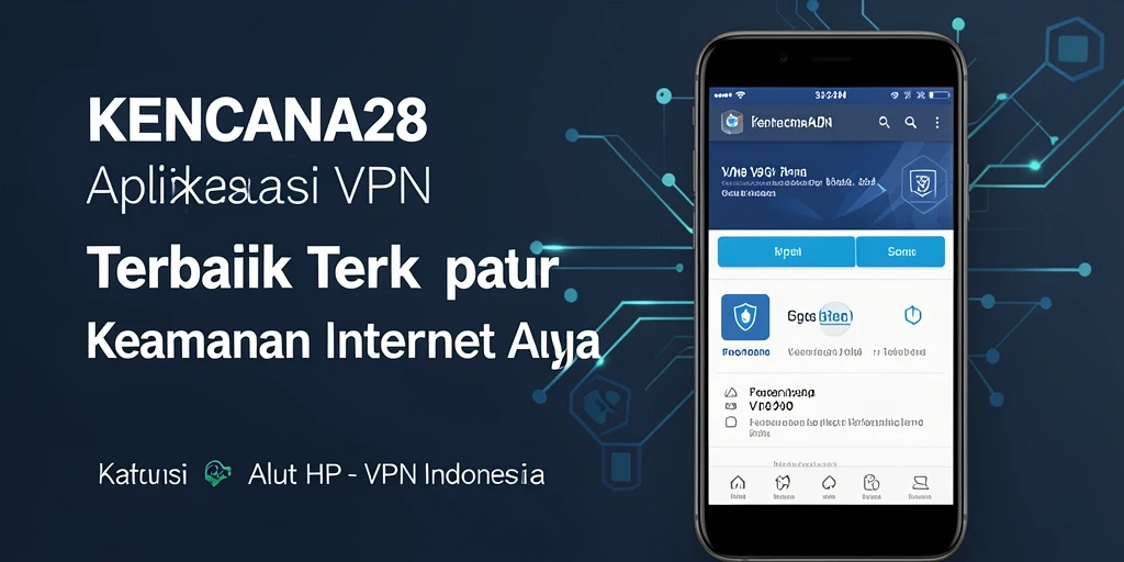 Antarmuka KENCANA28 yang sederhana dan fungsional untuk penggunaan VPN.