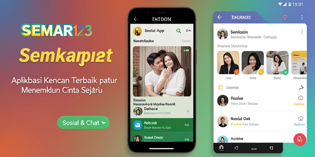 Tampilan antarmuka SEMAR123 yang menarik dan mudah digunakan untuk kencan.